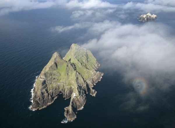 Skellig Michael Co. Kerry Aerial survey works south peak